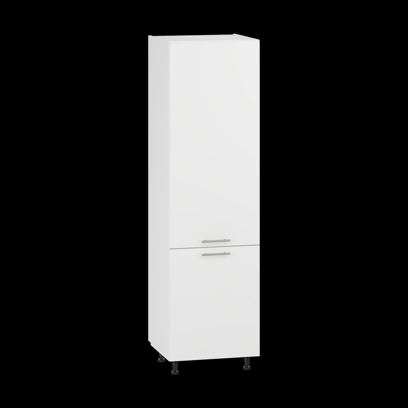 Висок кухненски шкаф VENTO DL-60/214 — бяло, мат
