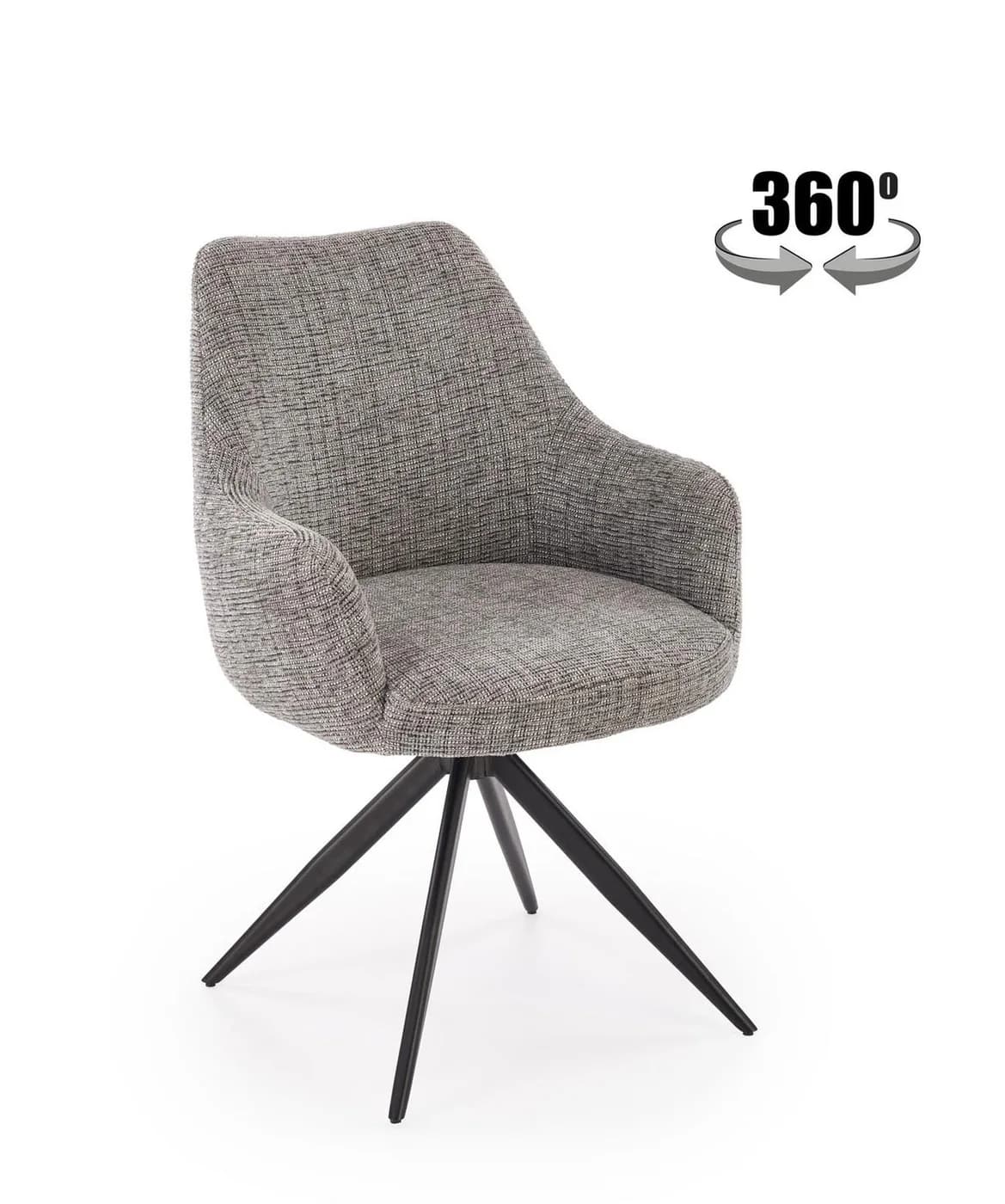 Трапезен стол K564 — сиво
