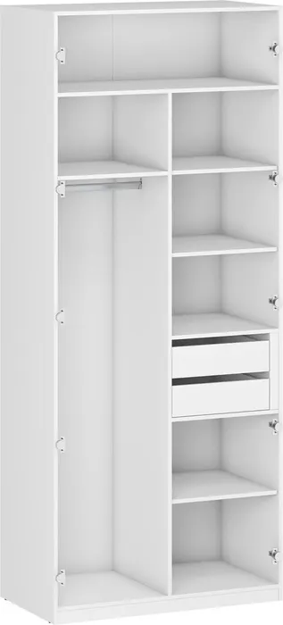 Корпус за модулен гардероб FLEX - K5 — бяло