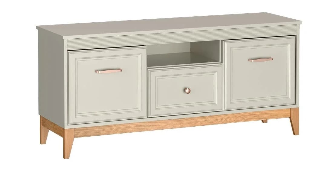 ТВ шкаф WINDSOR W-8 кашмир/натурален дъб
