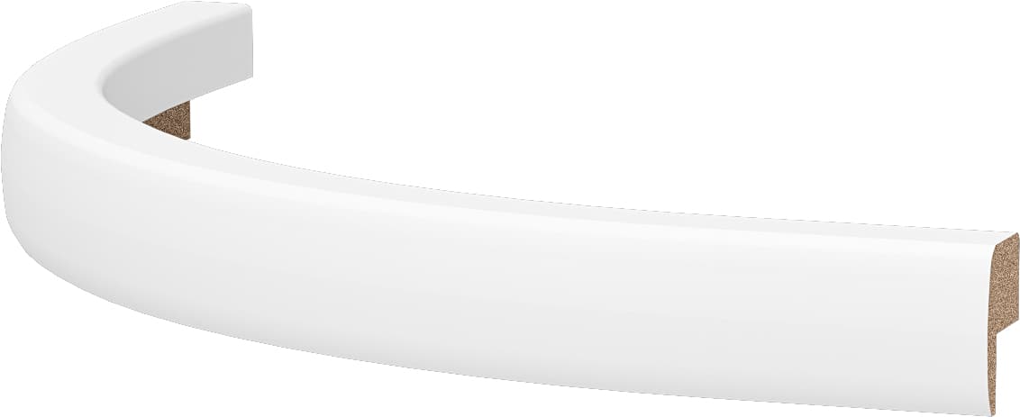 КОРНИЗ 2530 ДОЛЕН ЗАОБЛЕН БЯЛ СОФТТАЧ