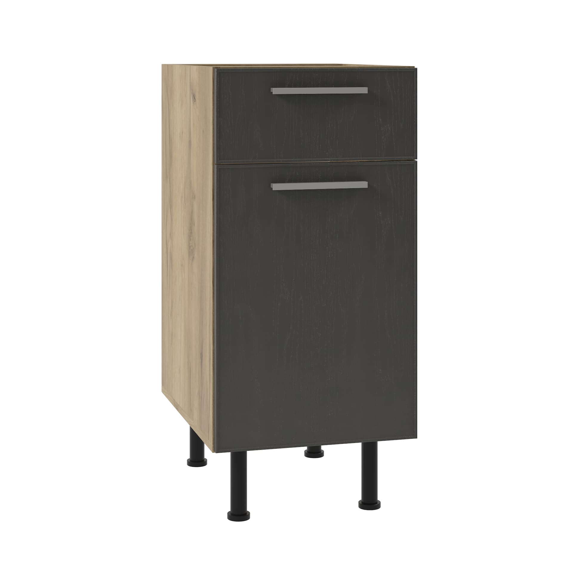 Кухненски шкаф SKY LOFT Т1 Н40/87 1ч.Blumotion златен дъб крафт/сиво