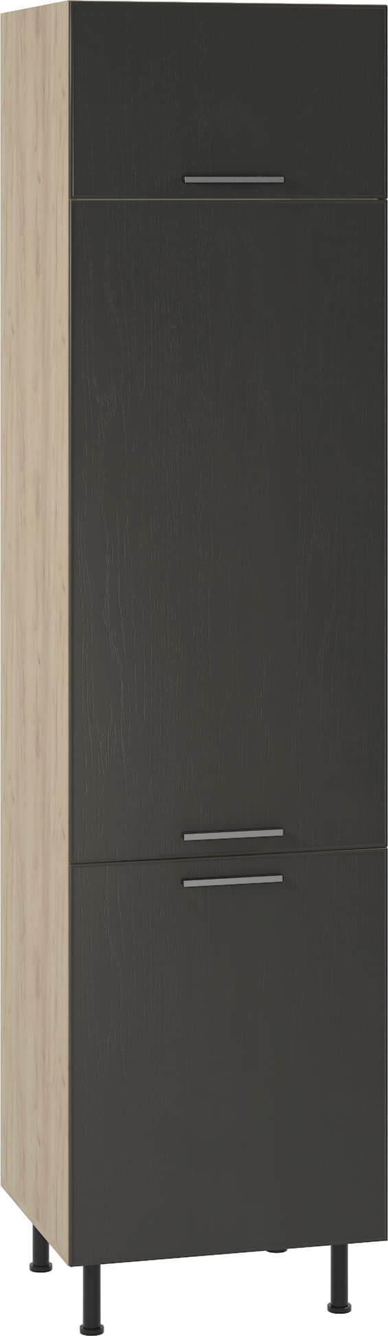 Кухненски шкаф SKY LOFT ШУ 60/241 HK-S златен дъб крафт/сиво