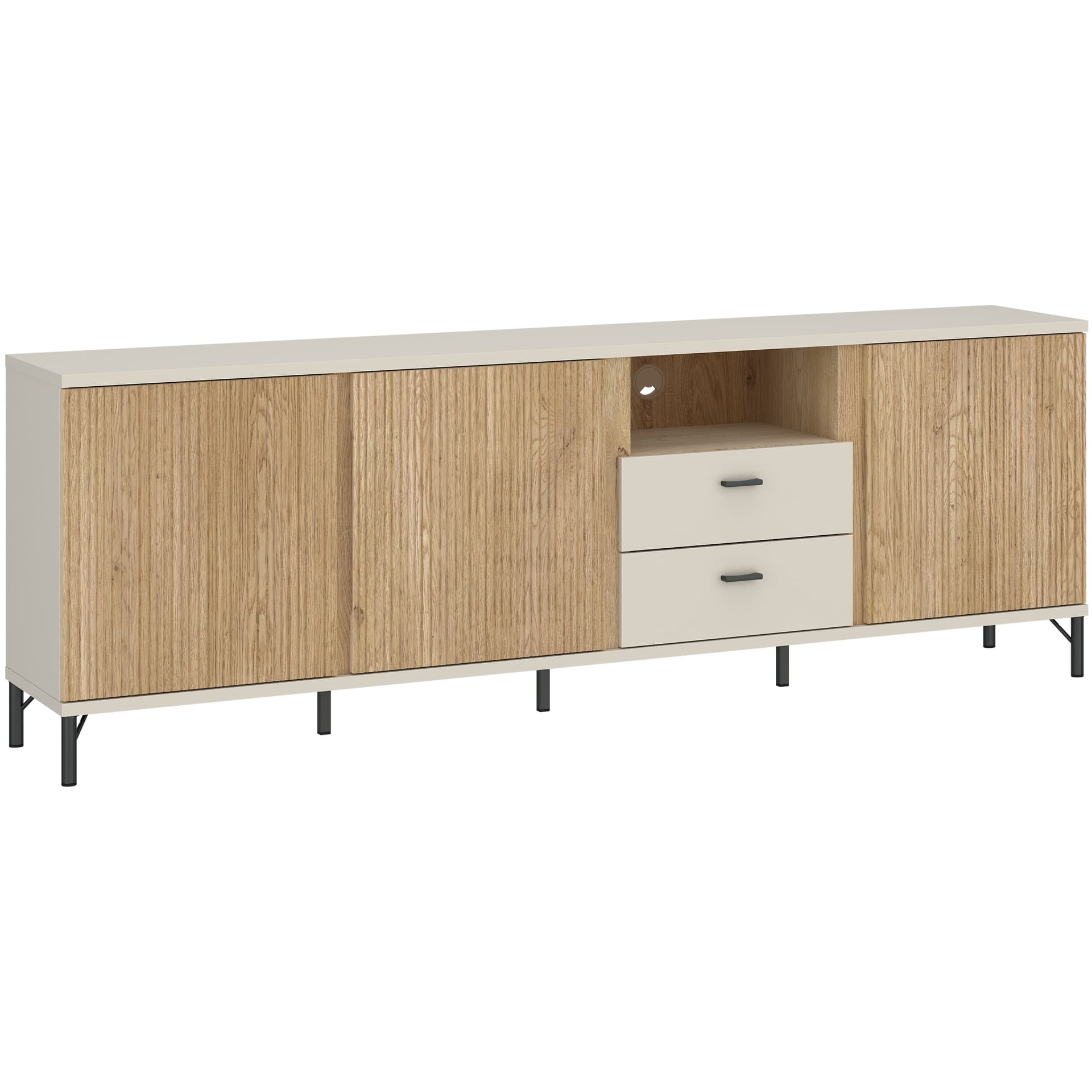 MOSANO LUSF102 ТВ шкаф дъб кремона/кашмир