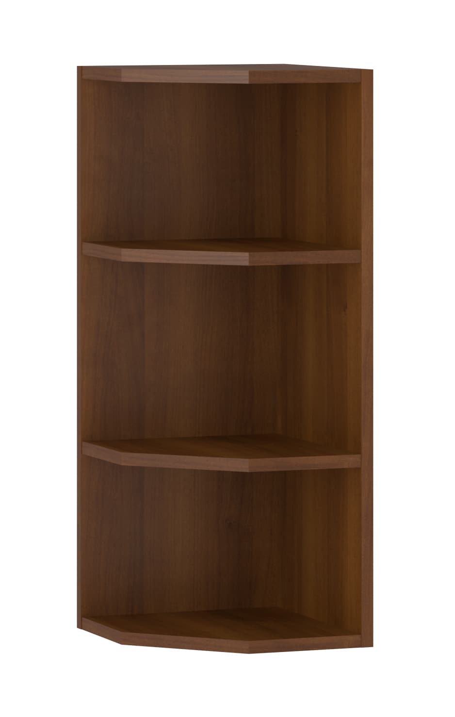 Горна ъглова етажерка GRAND NEW орех