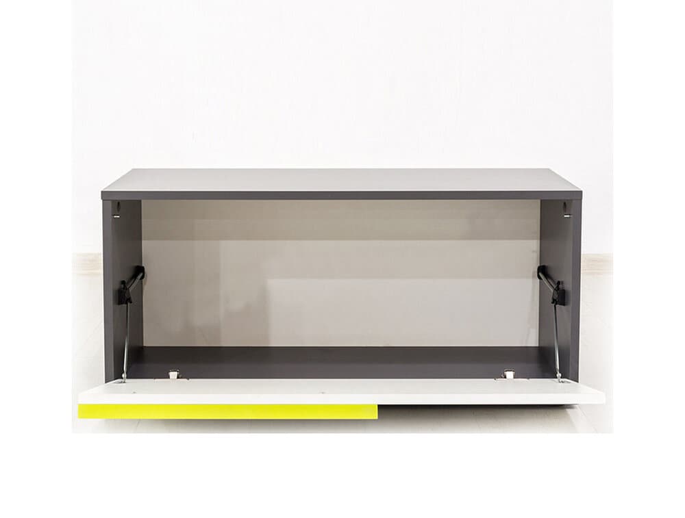 Ракла сандък ALEX графит/бяло