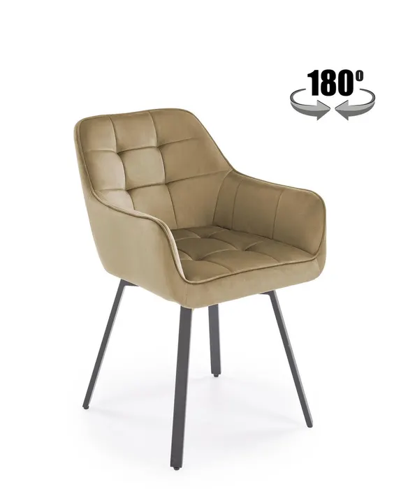 Трапезен стол K588 — бежово — снимка 1 от 10