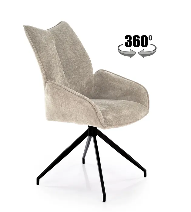 Трапезен стол K553 — бежово — снимка 1 от 11