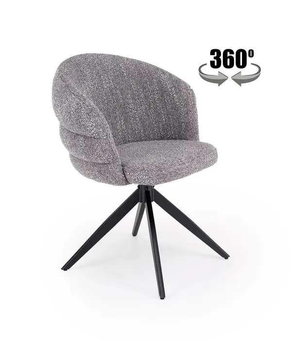 Трапезен стол K604 — сиво — снимка 1 от 14