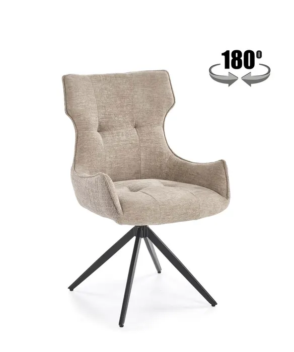 Трапезен стол K573 — бежово — снимка 1 от 23