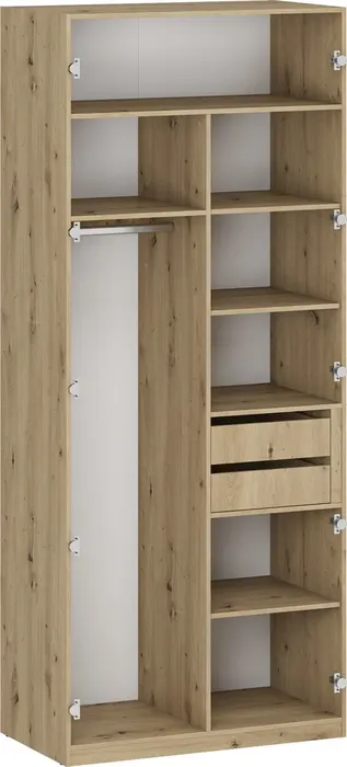 Корпус за модулен гардероб FLEX - K5 — дъб артисан — снимка 1 от 5