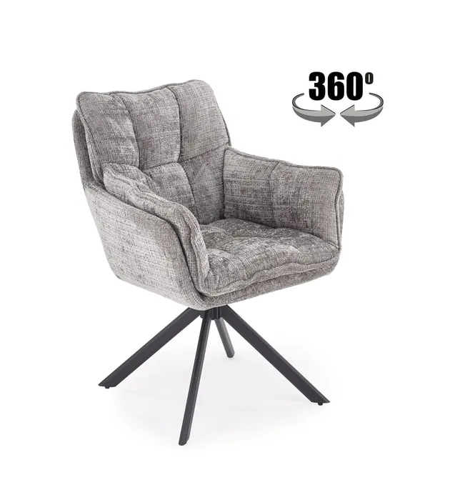 Трапезен стол K597 — сиво — снимка 1 от 14