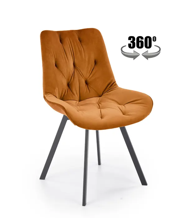 Трапезен стол K519 — канела — снимка 1 от 17