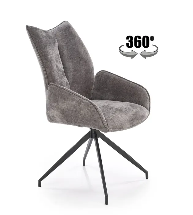 Трапезен стол K553 — сиво — снимка 1 от 11