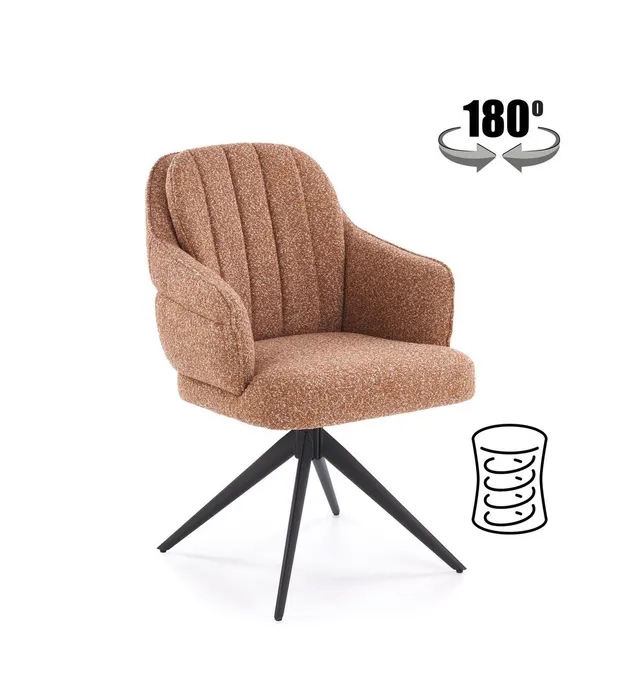 Трапезен стол K570 — канела — снимка 1 от 13